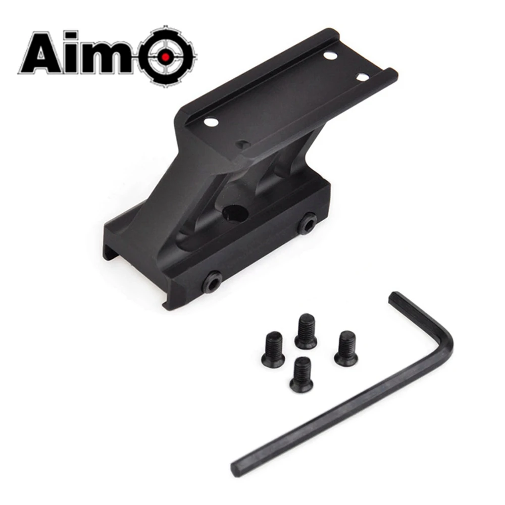 BK AIM-O крепление F1 для страйкбола T1/T-1/T2/T-2/TR02 Red Dot Fit Mil-spec Picatinny крепление рельсового прицела AO1780 Охотничьи аксессуары - Цвет: BK