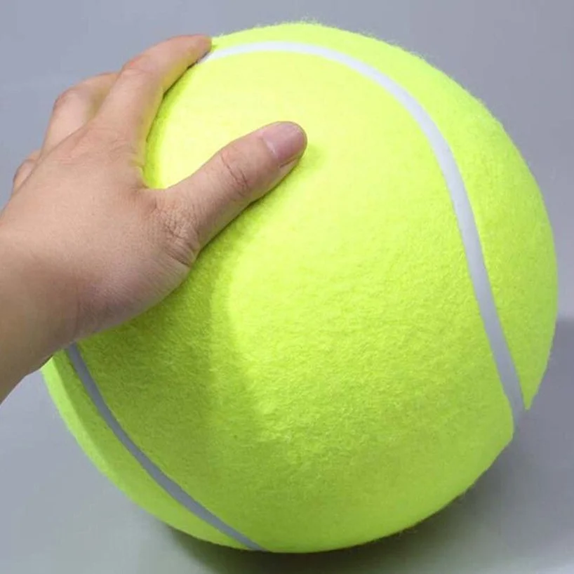 Новый 24 см собачий теннисный мяч гигантская игрушка для питомцев собаки
