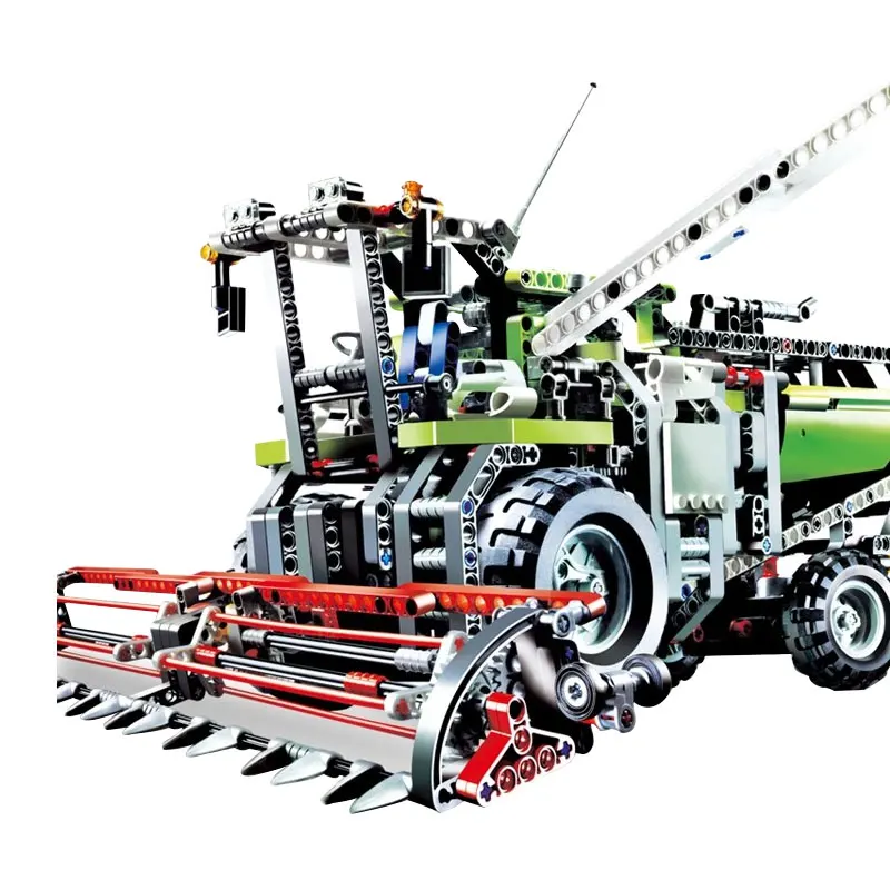 NO BOX Technic серия 1107 шт. комбайн ДРАГСТЕР Модель Кирпичи Строительные блоки игрушки для детей Совместимые наборы создателей - Цвет: NO BOX