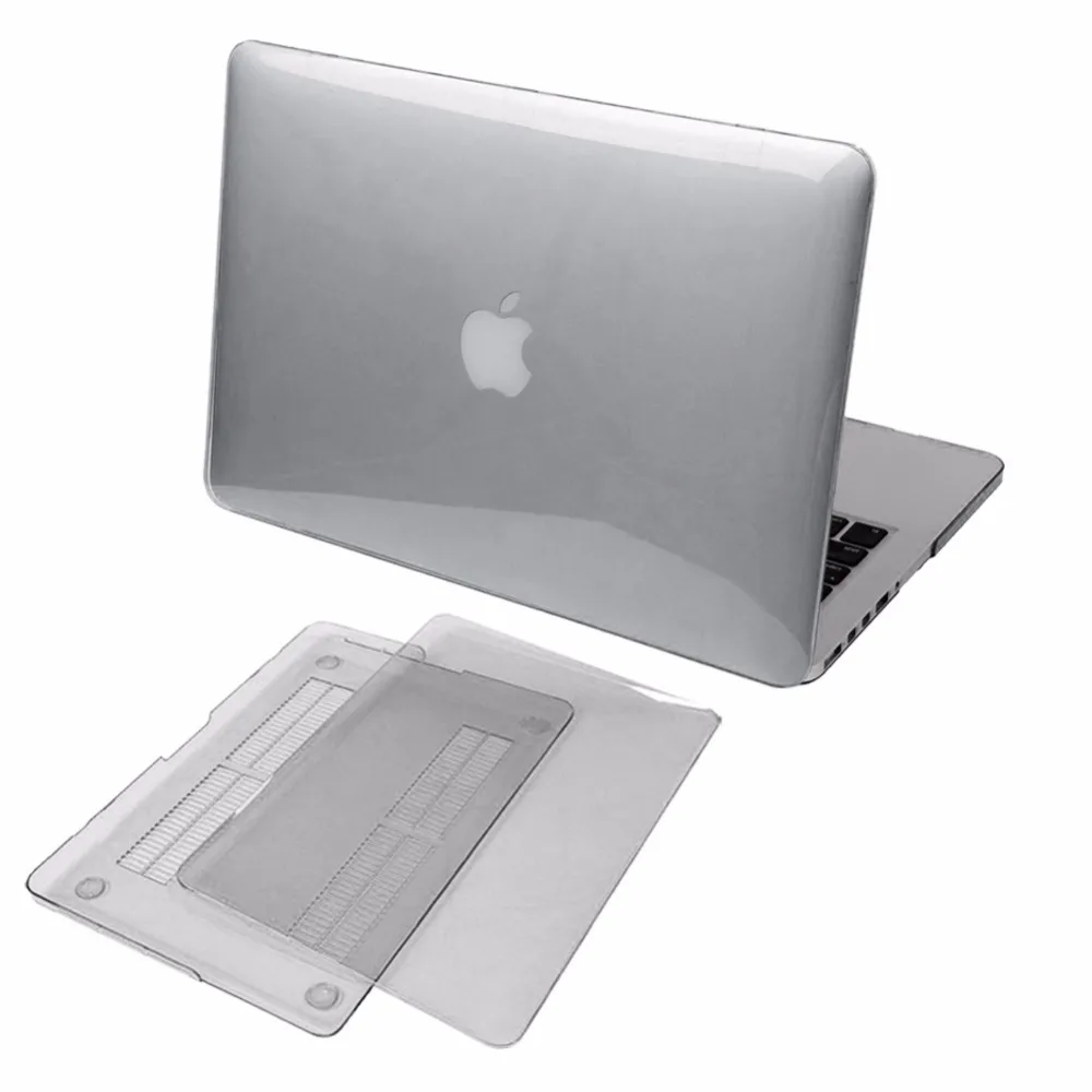 Гладкая прозрачная пластиковая крышка для Macbook Air Pro Retina Touch Bar 11 12 13 15&quot |