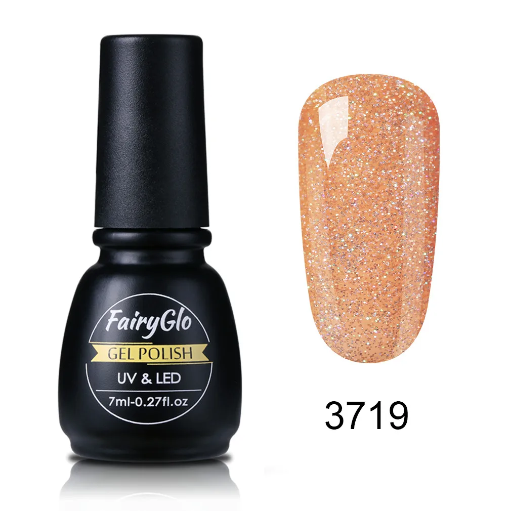 Гель лак для ногтей фэрyglo 7 мл неоновый УФ светодиодный долговечный Блестящий