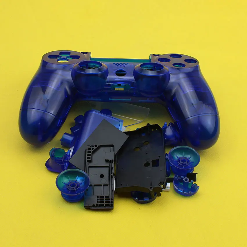 Cltgxdd прозрачный Корпус чехол Кнопка комплект ключей для PS4 контроллер Прозрачный чехол Крышка для Playstation 4 геймпад заменитель