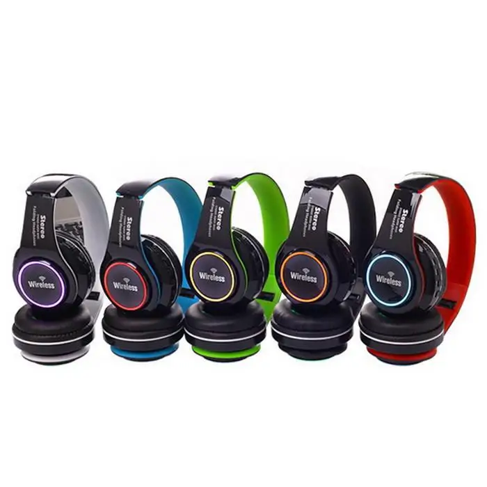 Светодиодный Bluetooth гарнитура складные наушники с 70db микрофон для ПК 400 мА/ч литий