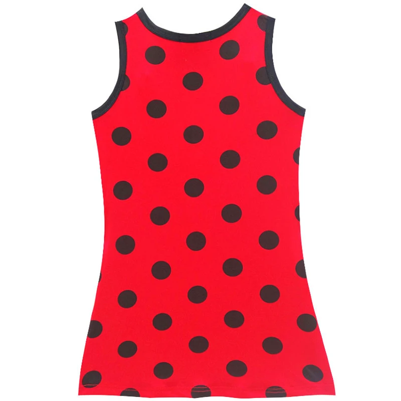Новинка 2019 года Детский костюм для косплея божьей коровки девочек жилет без
