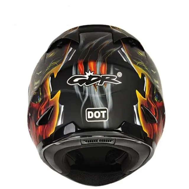 Dot мотоциклетный шлем с полным лицом Capacete Casque | Автомобили и мотоциклы