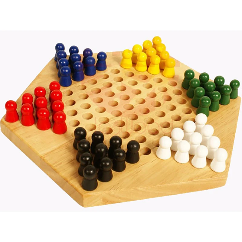 2019 горячая Распродажа шестигранные шашки девять шахматных детских пазлов