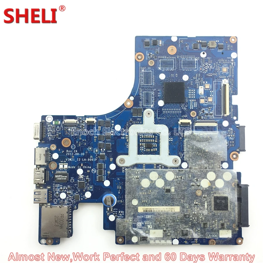 MOUGOL 90002215 11S90002215 материнская плата для ноутбука Lenovo Ideapad Z400 P400 VIWZ1_Z2 LA 9061P s989 HM76 DDR3