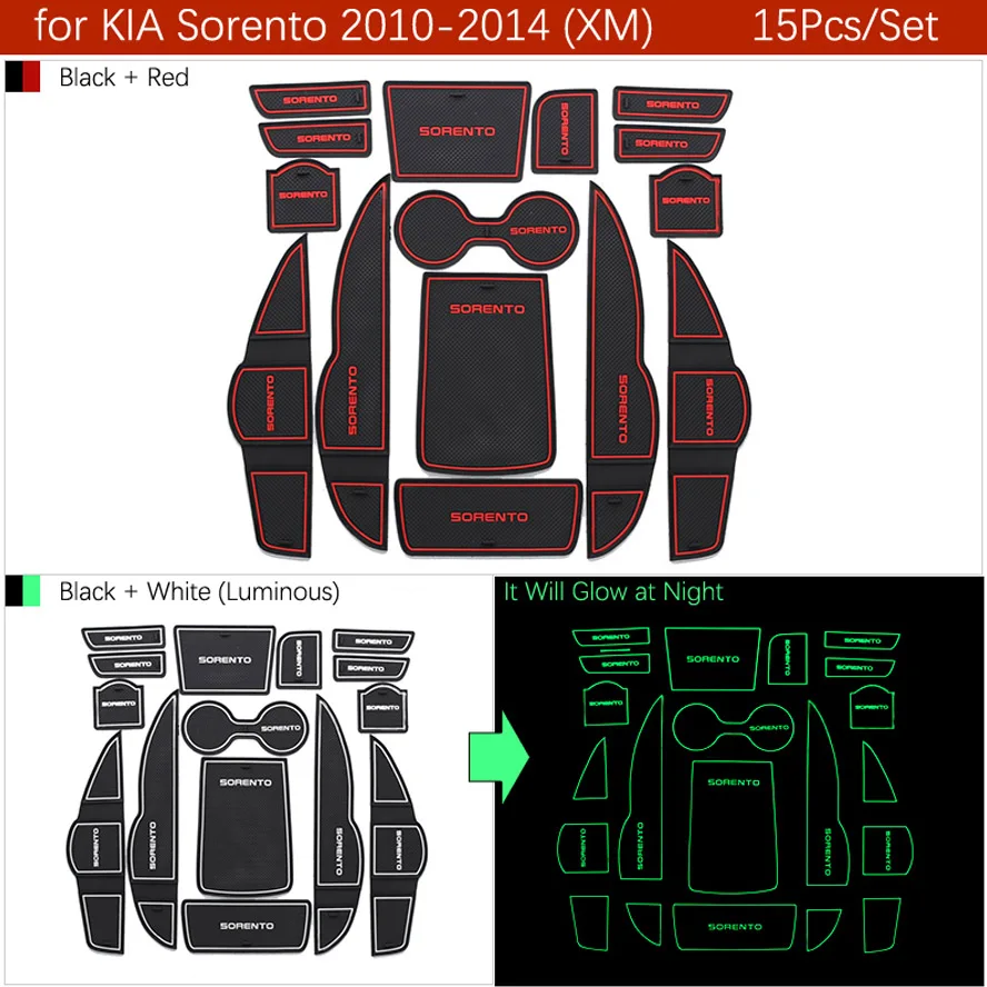 Противоскользящий коврик для KIA Sorento XM 2010 2011 2012 2013 2014 Kia R слот ворот Coaster