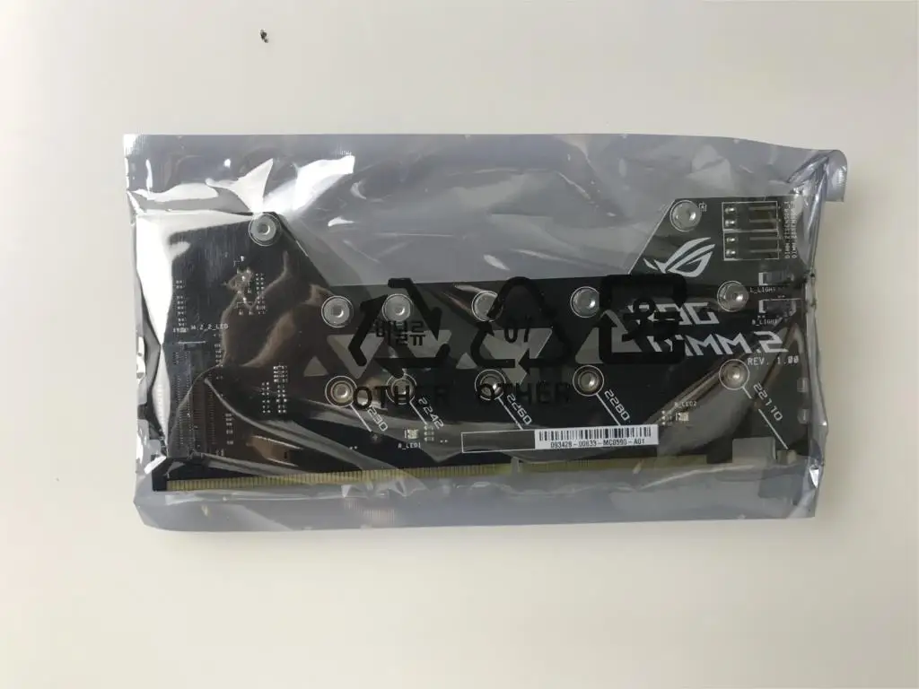 ASUS ROG DIMM.2 riser card Поддержка M9A M10A R6A R6E X399ZE и т. д. аксессуары для материнской платы |