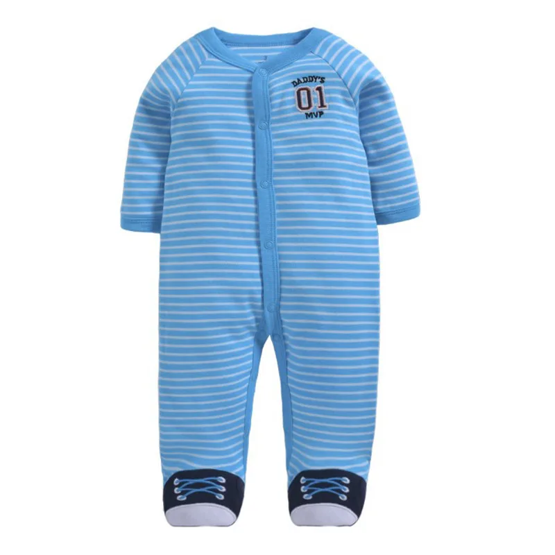 spring and autumn Baby cotton rompers newborn onesie baby girl boy long-sleeved onesie pajamas kids clothes