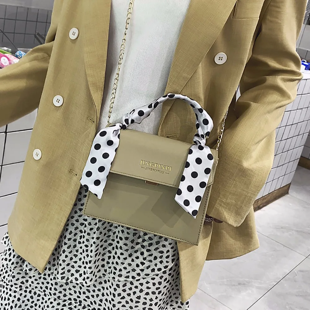 Роскошные женские сумки шарф сумка мессенджер модная маленькая квадратная на