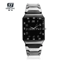 new fashion luxury brand men stainless steel strap rectangle quartz watch men business dress watches sports watch women watches