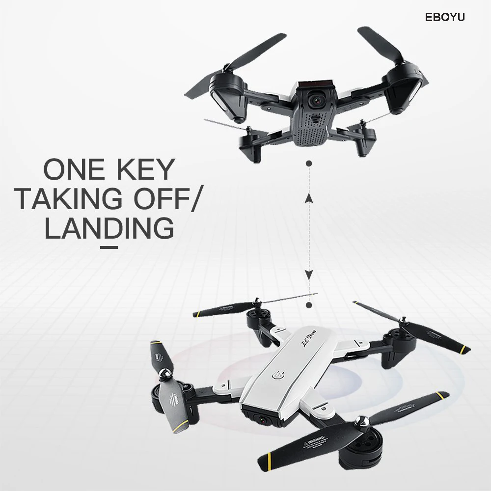 EBOYU SG700 0.3MP/2.0MP HD Камера Wi-Fi FPV Складная 6 оси гироскопа оптического потока позиционирования высота держать Квадрокоптер с безголовым режимом и дистанционным управлением