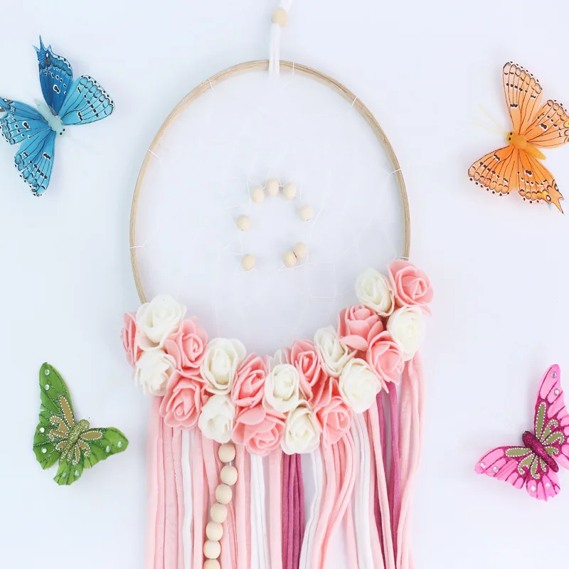 Цветочные кисточки Подвесной Настенный кулон принцесса свадьба мечта вечерние