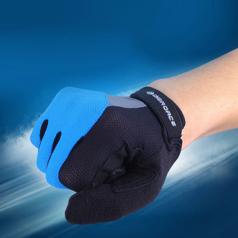 Deroace Велосипед Перчатки Марка Спорт Велоспорт мужские женщин Полный Палец