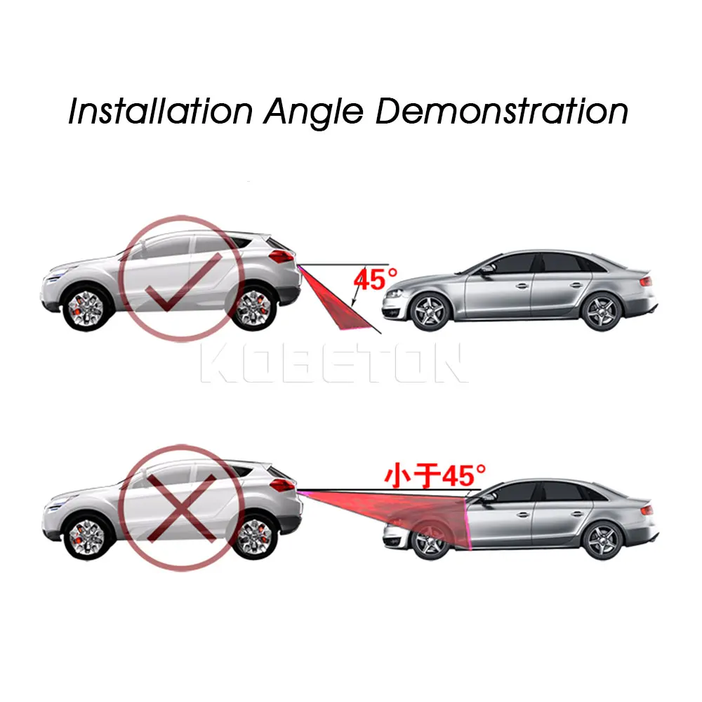 Kebedemm автомобильный светильник в форме сердца Стайлинг узор против столкновений