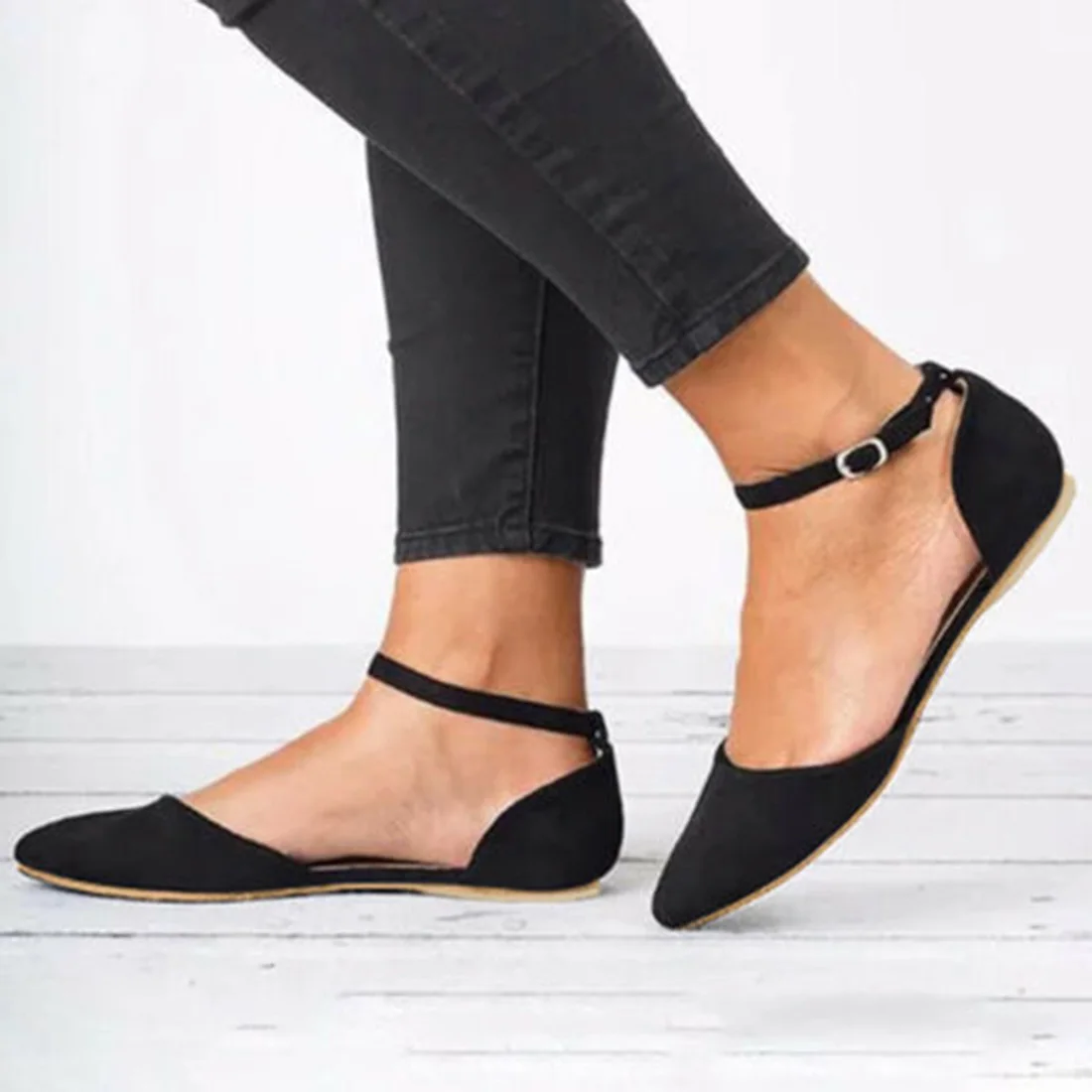 LASPERAL/женские лоферы на плоской подошве с острым носком и принтом Повседневные