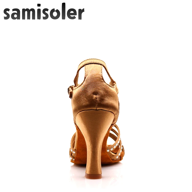 Женские туфли для бальных танцев Samisoler черные сальсы женские профессиональные
