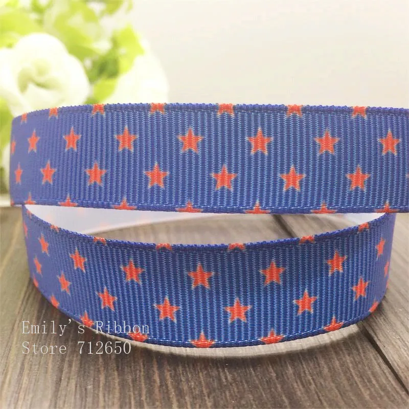 Бесплатная доставка корсажная лента с принтом звезд Полиэстеровая мультяшная