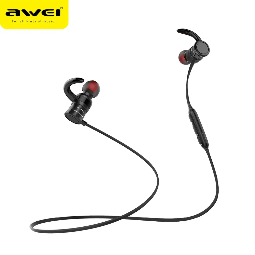 Беспроводная Спортивная Bluetooth гарнитура AWEI AK5 водонепроницаемые наушники с