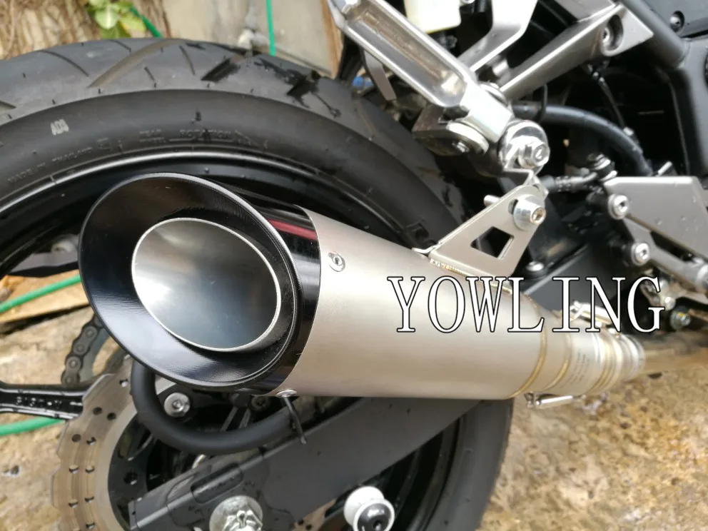 36 51 мм универсальный глушитель выхлопной трубы мотоцикла для Z900 ER6N GSXR750R390 R3 BN600 NK650