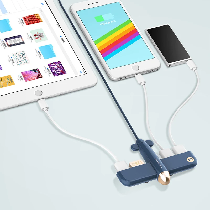 USB концентраторы 5V 0.5A 4 интерфейсы самолет удлинитель мини портативный