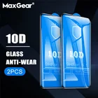 Защитное стекло 10D для iPhone 13, 12, 11 Pro Max, 7, 8 Plus, XR, X, XS, SE