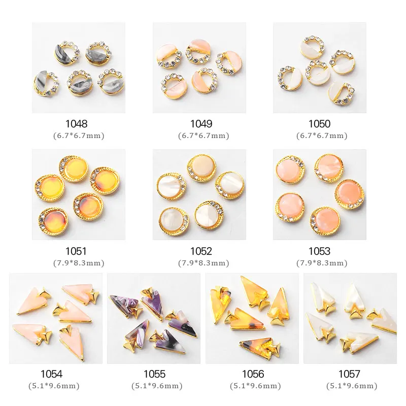 Украшения из шт./упак. натуральных янтарных камней легированные стразы мраморный