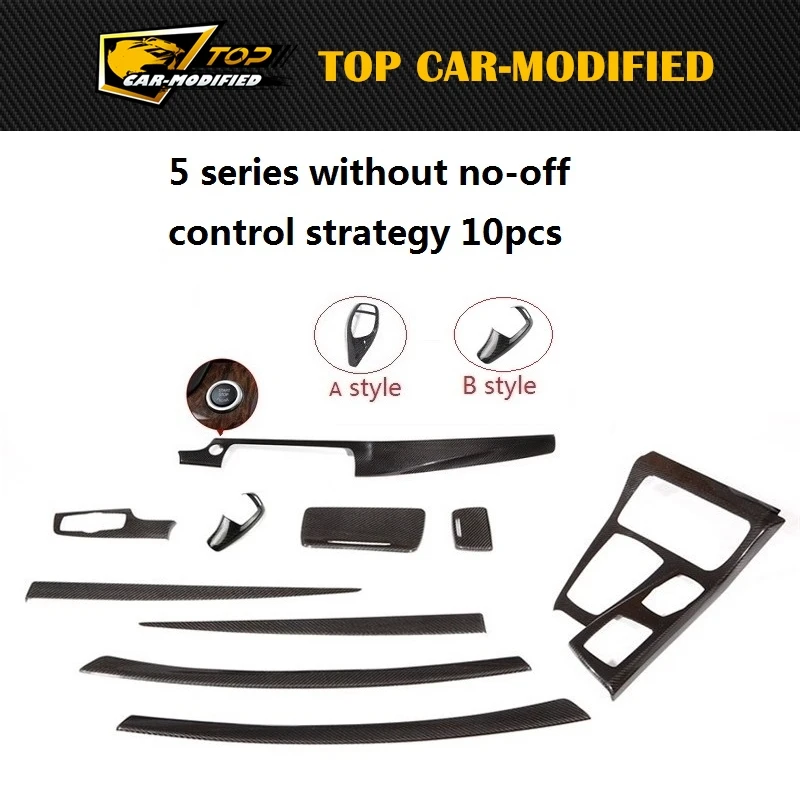 Бесплатная доставка внутренняя отделка для BMW серии 5 детали из углеродного