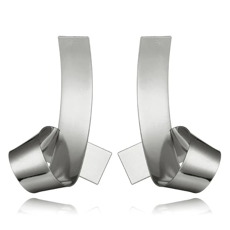 Модные Нерегулярные геометрические серьги для женщин сплав массивные 2018 большие