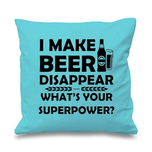 Geek пиво письмо чехол для подушки с принтом I исчезнет сверхдержавы Подушка Чехол