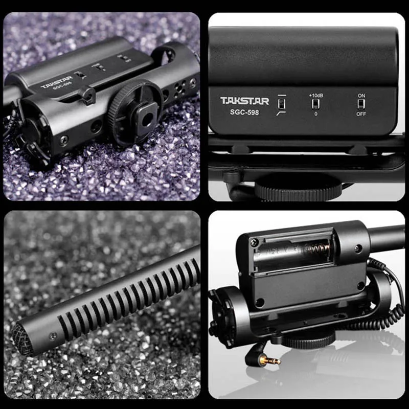 Фотография интервью Лекция дробовик запись Горячий башмак микрофон для DSLR