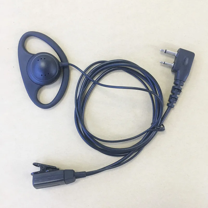 D-образные наушники earhook 2Pin для ICOM IC V8 V82 V85 F11 F26 F4008A F31 F4GT F3021 F3001 и т. д. рация |