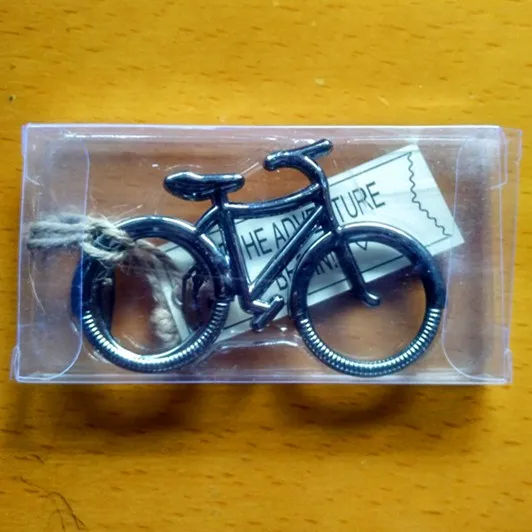 Свадебные сувениры для гостей Let's Go an Adventure велосипедная открывашка бутылок