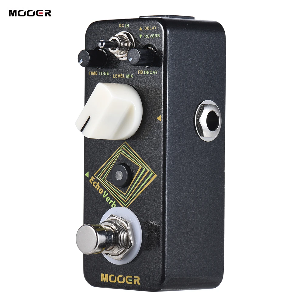 MOOER ecoverb цифровая педаль для гитарного эффекта с задержкой реверберации