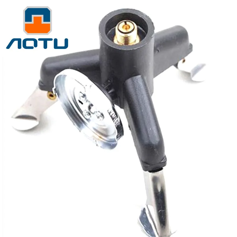 Высокое качество открытый штатив разъем газовая плита Сверхлегкий Медь Танк