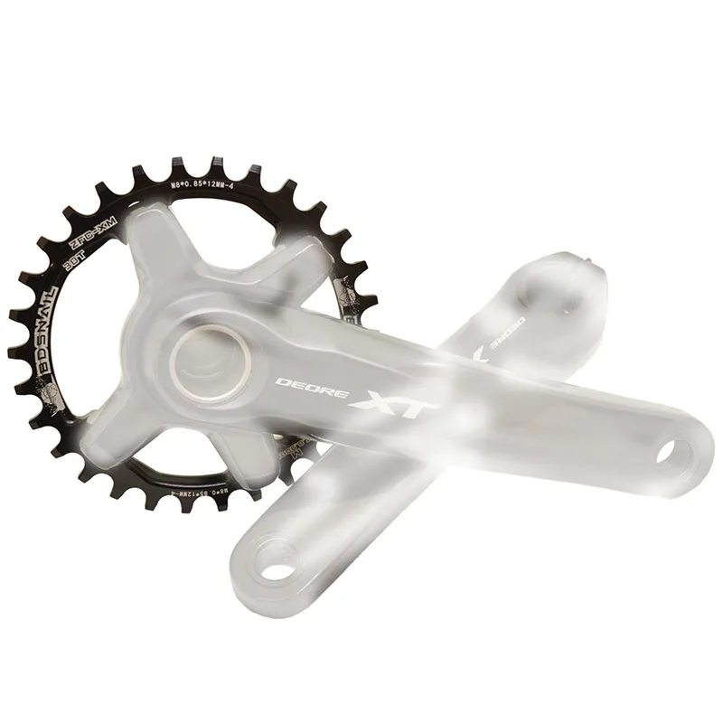 Цепь велосипедная из алюминиевого сплава овальная 32-36 т 96BCD для M7000 M8000 M9000 | Спорт и