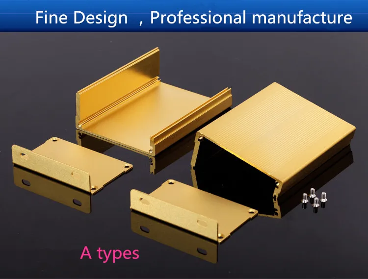 Алюминиевый корпус усилителя/корпус электронного инструмента/корпус