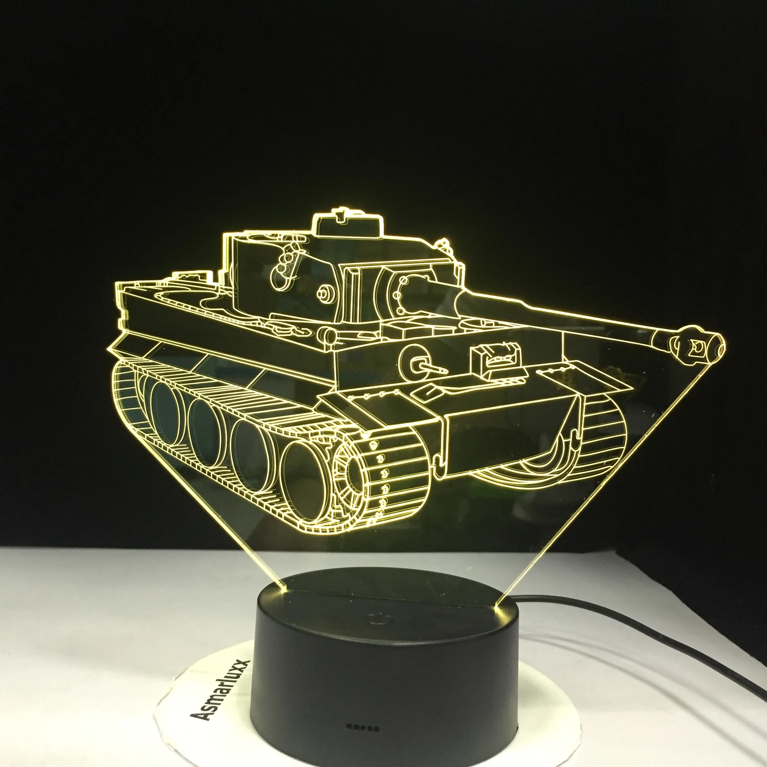 Цветной Акриловый СВЕТОДИОДНЫЙ ночник в виде кошки 3D лампа с USB датчиком и
