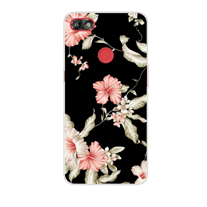 Infinix HOT 6 X606 Case Silicon bloom Flowers Painting Soft Back Cover for HOT6 X606B X606C X606D Phone protect Bags shell |