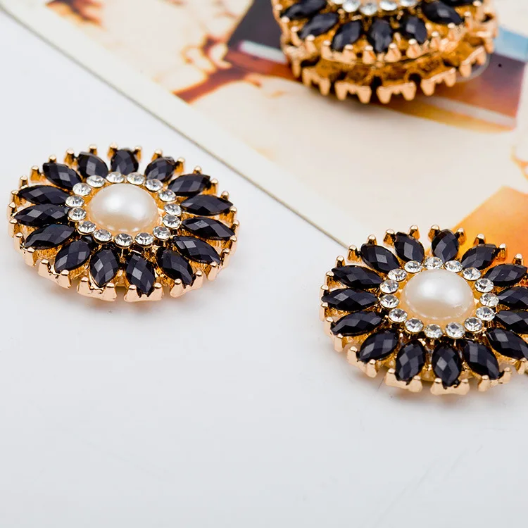 48 шт./лот смешанные цвета жемчужина цветок магнитные булавки винтажные мусульманские шарфы зажимы пин-клипсы женские модные аксессуары.