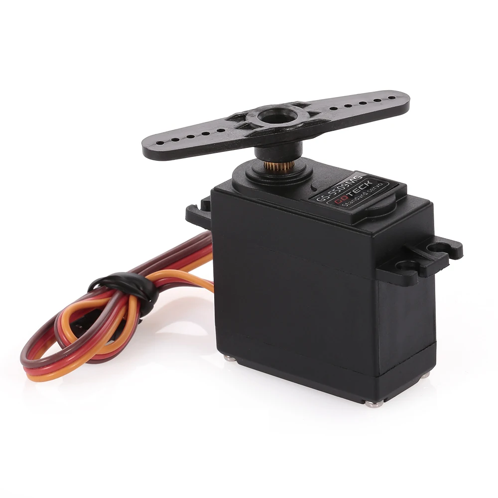GOTECK GS-5509MG металла шестерни Аналоговый сервопривод двойной шариковый подшипник