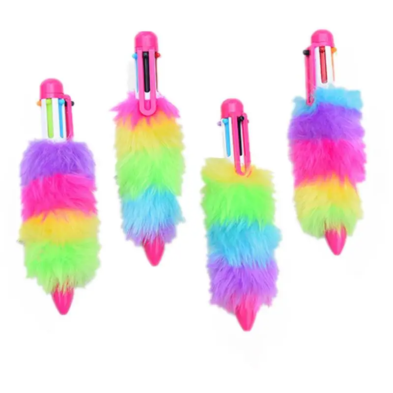 200 шт. новая форма Креативный дизайн цветные плюшевые стержни 6 цветов s шариковая