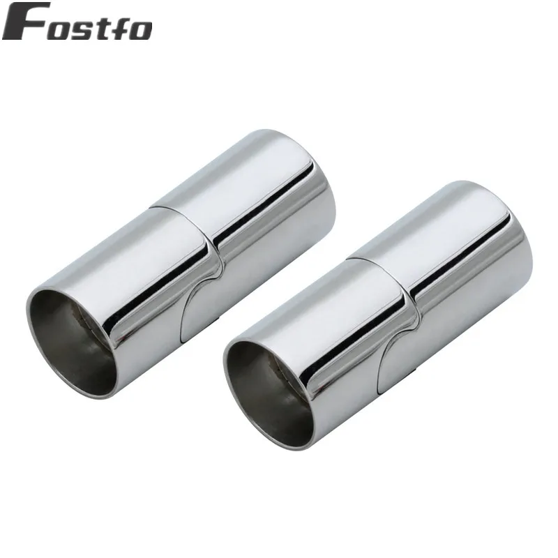 2 шт./лот размер отверстия из нержавеющей стали 8 мм магнитная застежка круглые