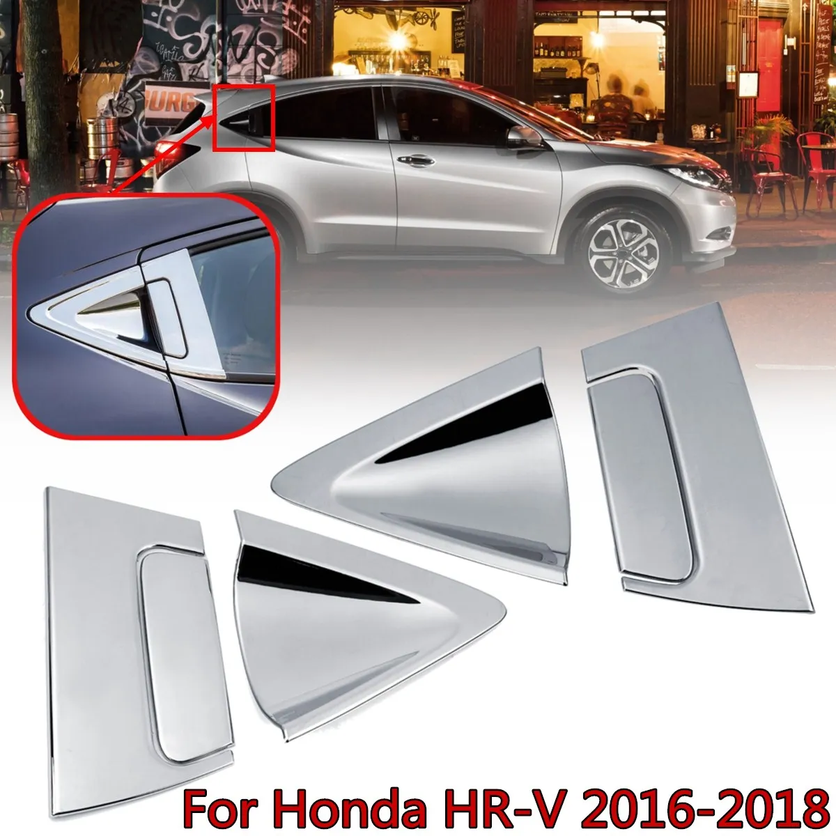 Для Honda Vezel HR-V HRV- автомобильные аксессуары 6 шт. АБС ХРОМ/углеродное волокно боковая задняя дверная ручка крышка чаши вставка отделка