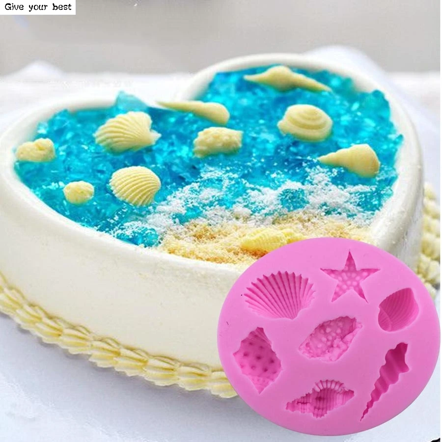 Форма раковин силиконовая форма для мыла торта инструменты украшения капкейков