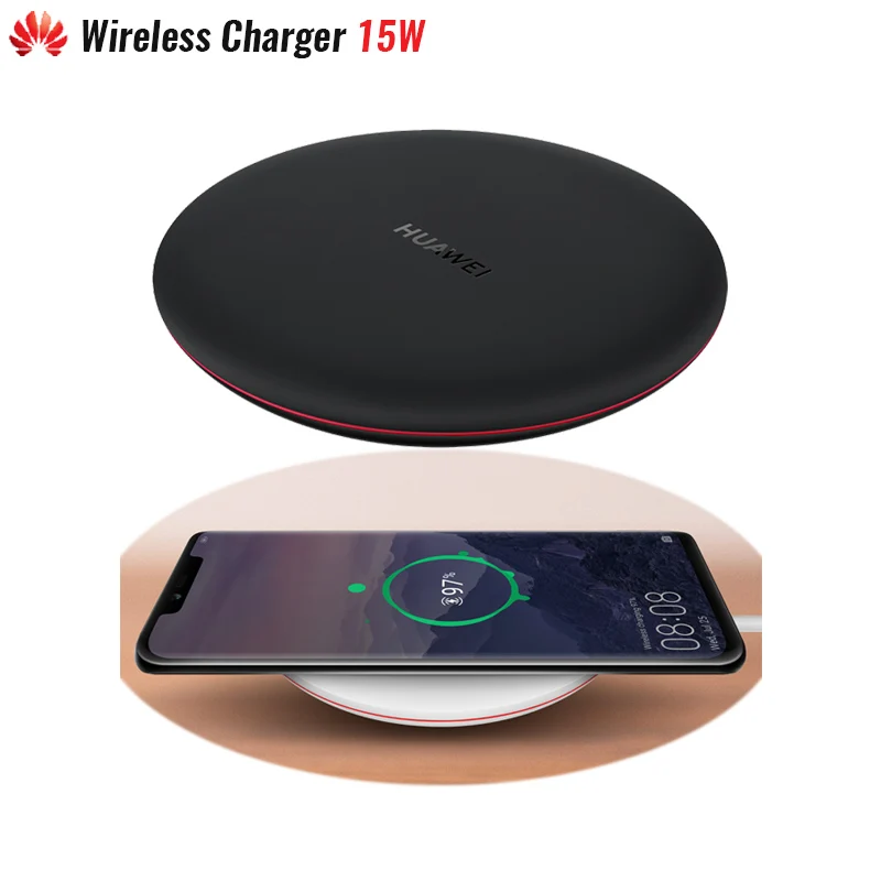 Оригинальное Беспроводное зарядное устройство huawei 15 Вт Max для mate 20 P30 Pro(15 Вт) Qi совместимый мобильный телефон(5-10 Вт) несколько безопасной защиты