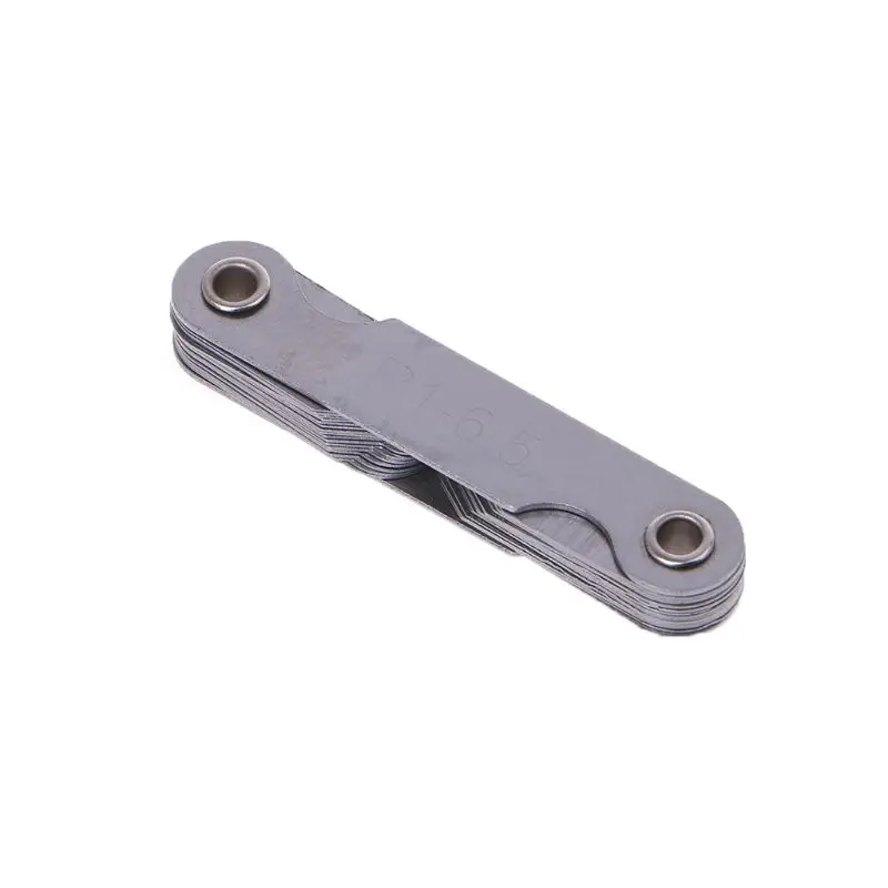 R1-6.5A7C10 Radius Gauge Fillet Gauge образец R Gauge с 1-6,5 лезвия диапазон для промышленных измерений Деревообработка Инструмент