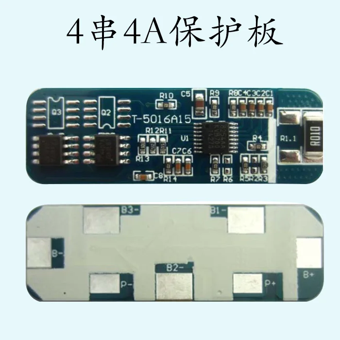Защитная плата BMS 4S4A 14 4 16 8 в струны 4A для литиевой батареи серии 18650|Аксессуары