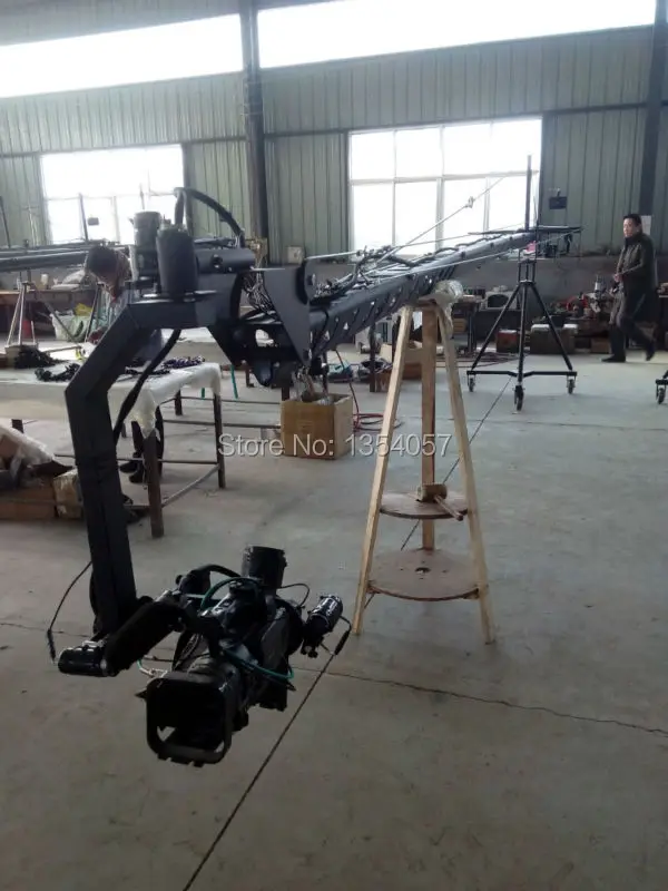 Jimmy jib камера 12 м 3-осевой моторизованный голландский головной кран камеры для